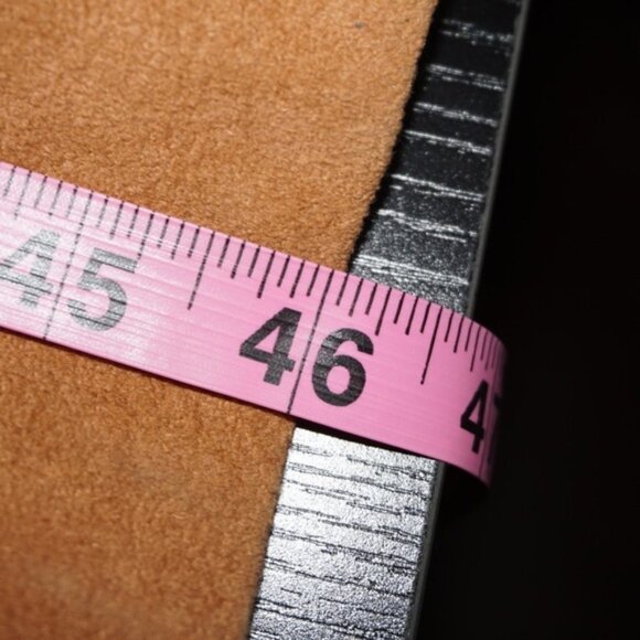 Vintage 70s Suede Leather Trench Coat 12 - Picture 6 of 6